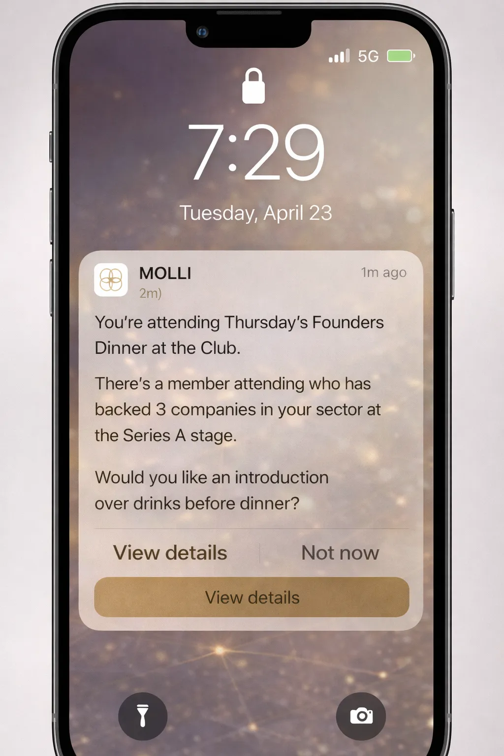 MOLLI intelligent notification