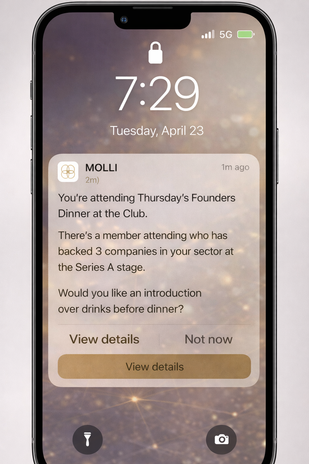 MOLLI intelligent notification